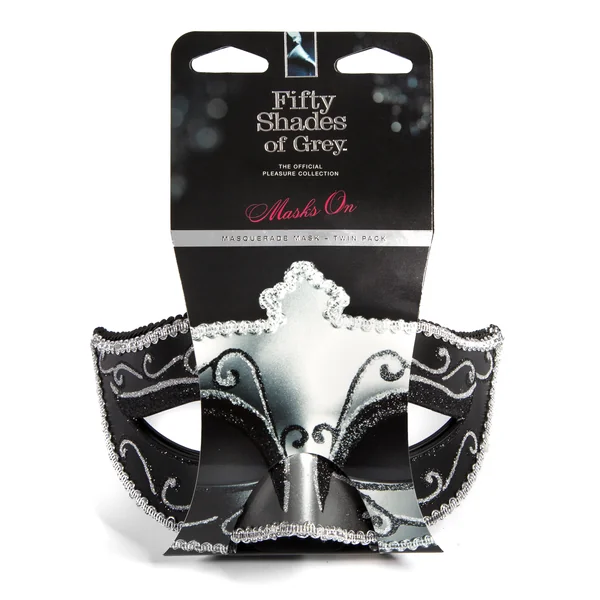 FIFTY SHADES MASQUERADE MASK TWIN PACK