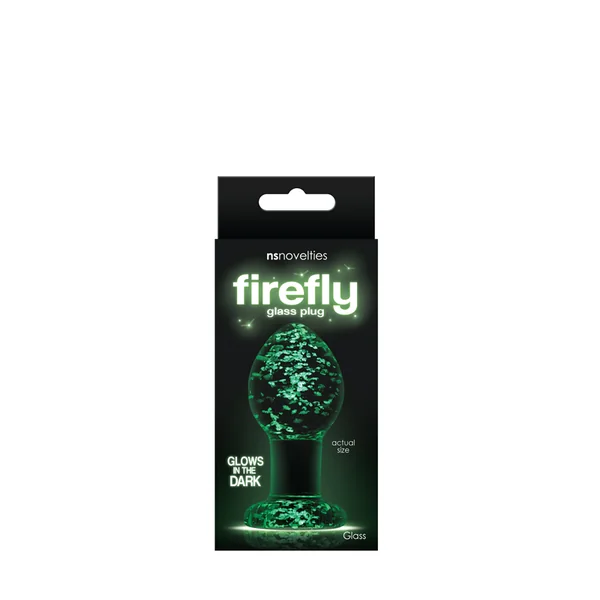 FIREFLY GLASS PLUG MEDIUM CLEAR