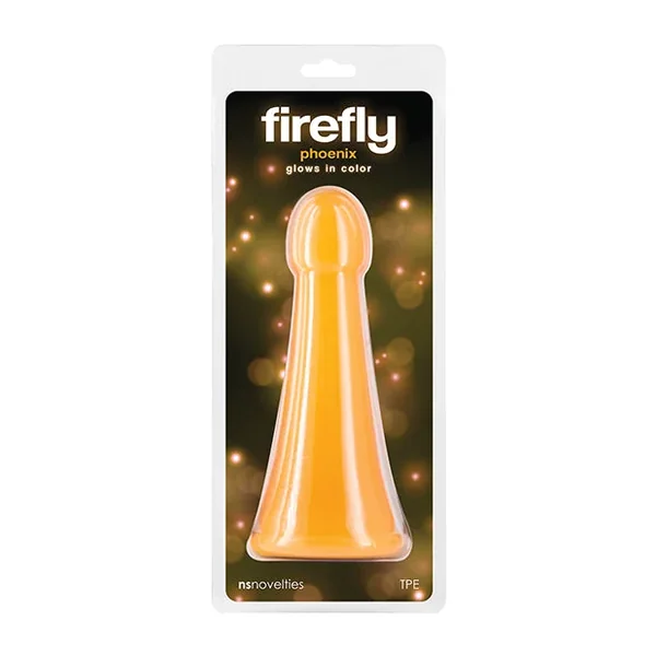 Firefly Phoenix Glow in the Dark Dildo – Orange