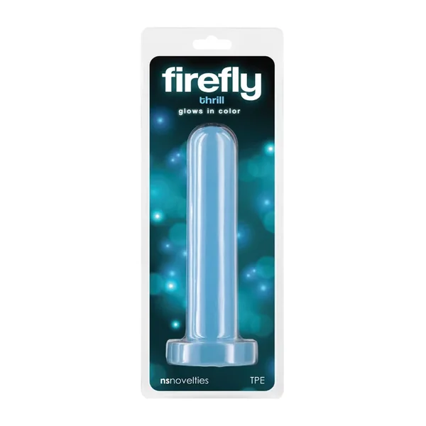 Firefly Thrill Glow in the Dark Dildo – Small – Blue