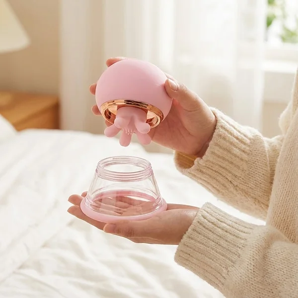 First Kiss 2 in 1 Kneading Nipple Clamps Breast Massager