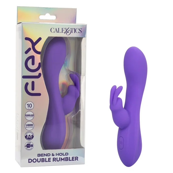 Flex Bend & Hold Double Rumbler Vibrator by Cal Exotics