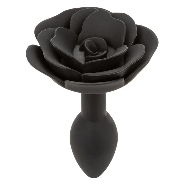 Forbidden Silicone Rose Anal Plug - Large