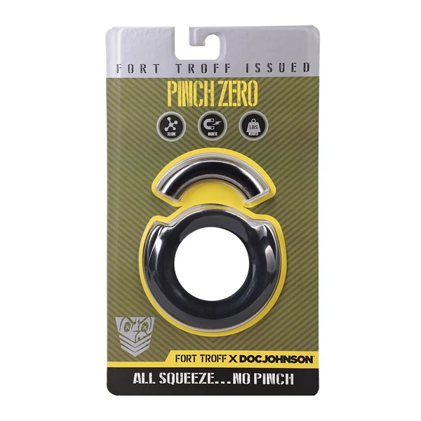 Fort Troff Pinch Zero Cock Ring - Black