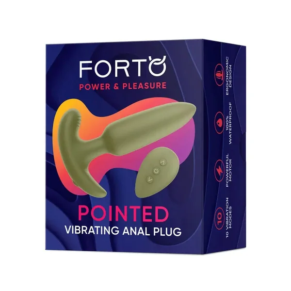 Forto Pointed Vibrating Remote Anal Plug