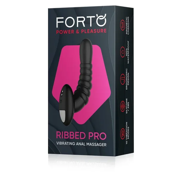 FORTO Ribbed Pro Plug – Black