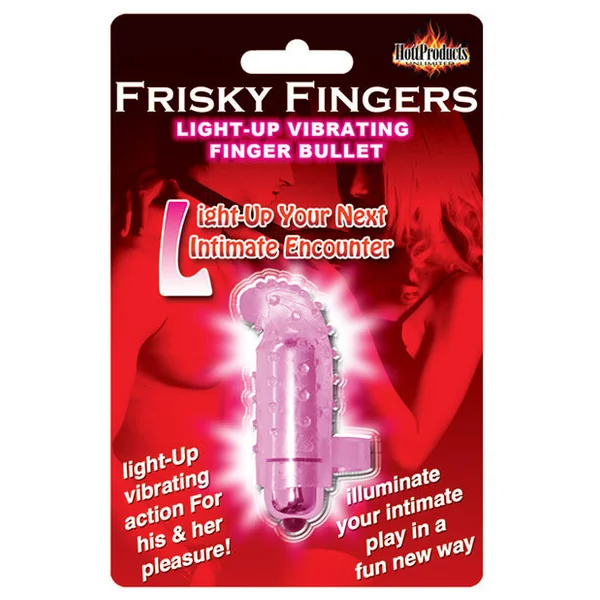 Frisky Finger Light Up Vibrating Finger Bullet