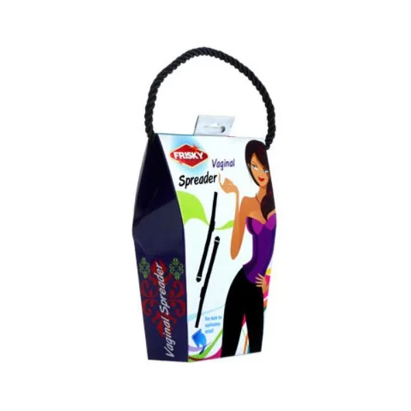 Frisky Vaginal Spreader Straps, Black
