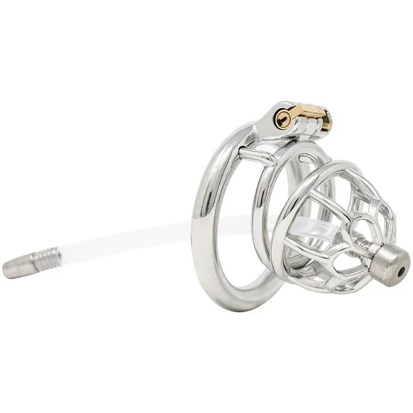 FRRK H106 male chastity device with Urethral Tube