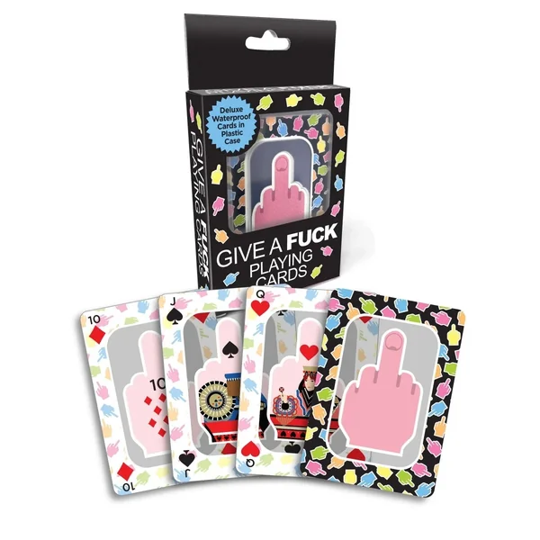 FU Finger Waterproof Playing Cards
