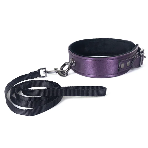 GALAXY LEGEND COLLAR & LEASH PURPLE