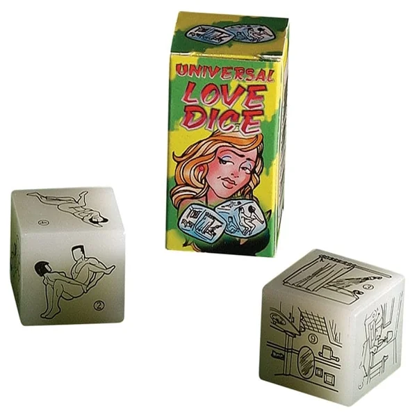 Games - Universal Love Dice - phosphorescent - sexual positions