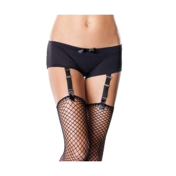 Garter Boyshort - Medium-large - Black