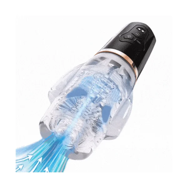 Gawk Gawk 5000 Sucking & Vibrating Transparent Male Masturbation Cup