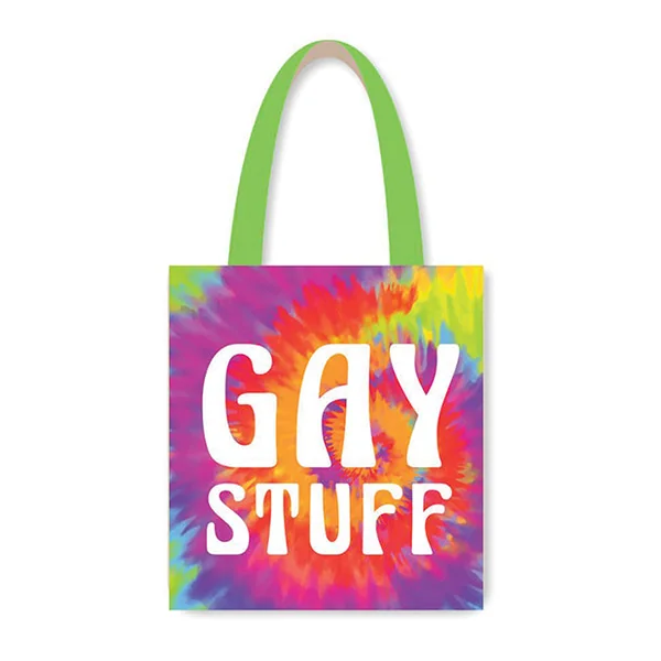 Gay Stuff Reusable Tote - Multi Color