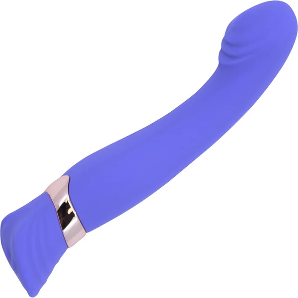 Geminii XLR8 Silicone Waterproof G-Spot Vibrator With Fluttering Tip By Nu Sensuelle - Violet