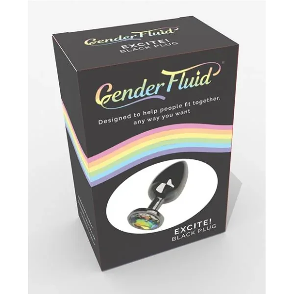 Gender Fluid Excite! Plug – Black