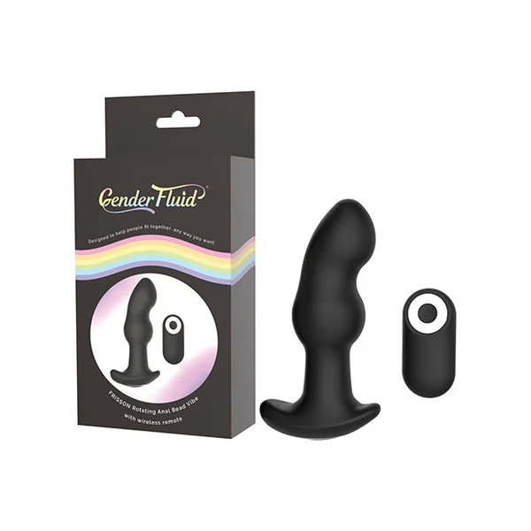 Gender Fluid Frission Anal Vibe W-remote - Black