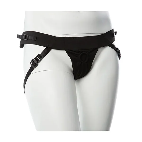 Gender Fluid Johnnie Strap On Harness – Black