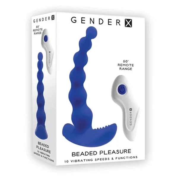 Gender X ‘Blue Beaded’ Pleasure Anal Vibe