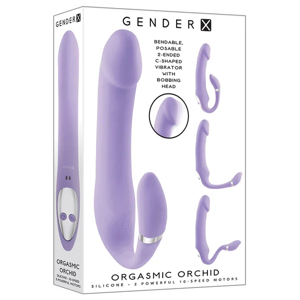 Gender X Orgasmic Orchid Poseable Strapless Strap-On