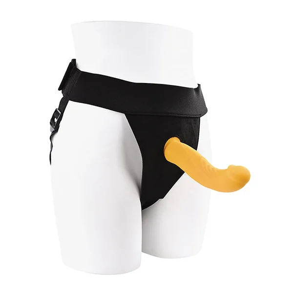 Gender X Sweet Embrace Strap-On Vibrator With Harness