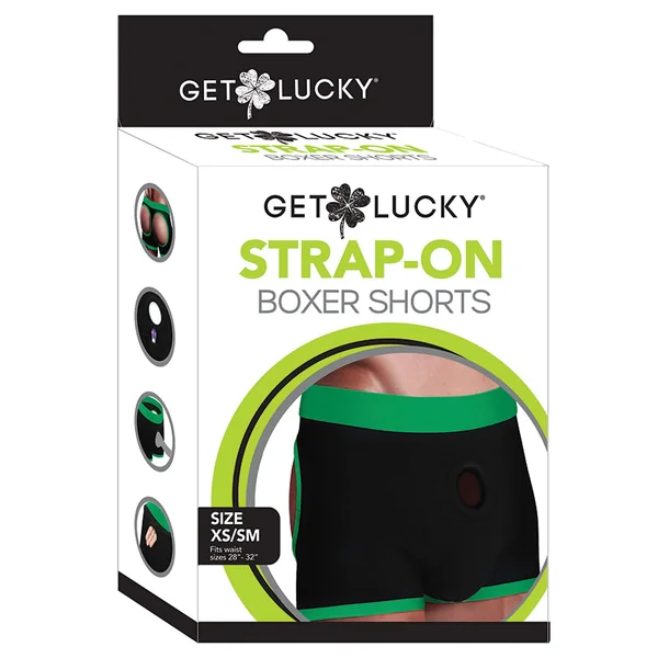 Get Lucky Strap-On Boxer Shorts - XS/S