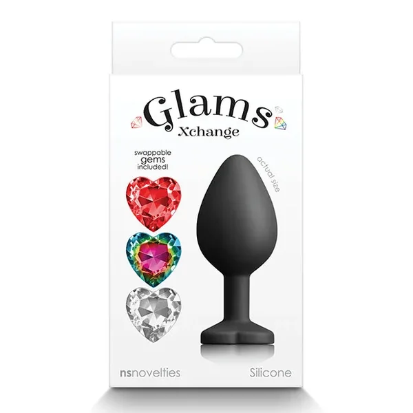 Glams Xchange Heart Gem-Medium*