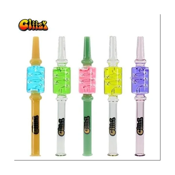 Gliizy Spiru Colored Glass Honey Straw Blue