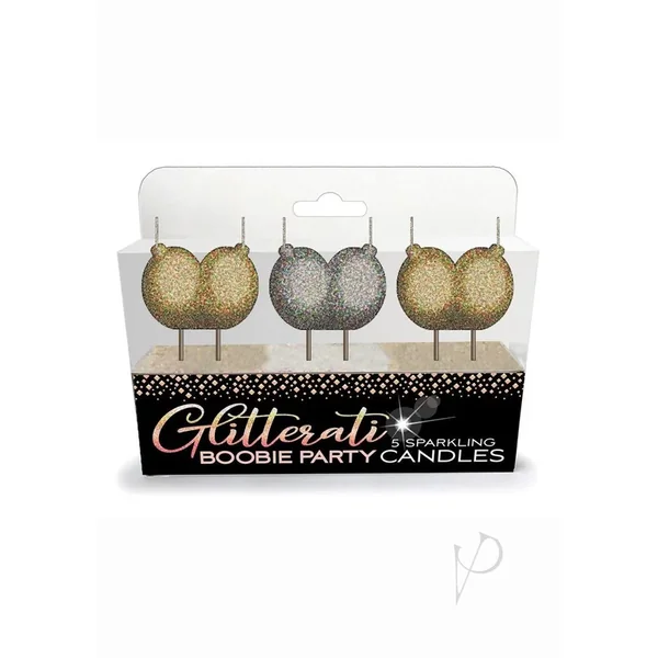 Glitterati Boobie Candle Set Bachelorette Party Supplies