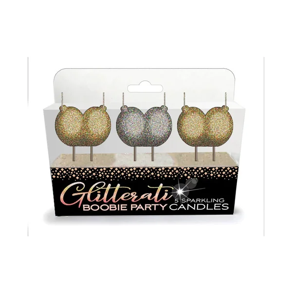 Glitterati Boobie Candle Set