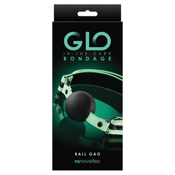 GLO Bondage Ball Gag - Glow-In-The-Dark