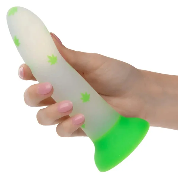 Glow Stick Leaf Silicone Dildo