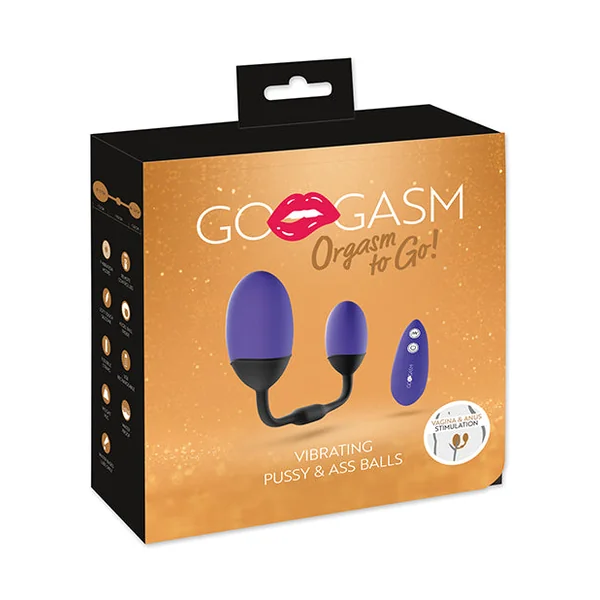 Gogasm Vibrating Pussy & Ass Vibrating Balls