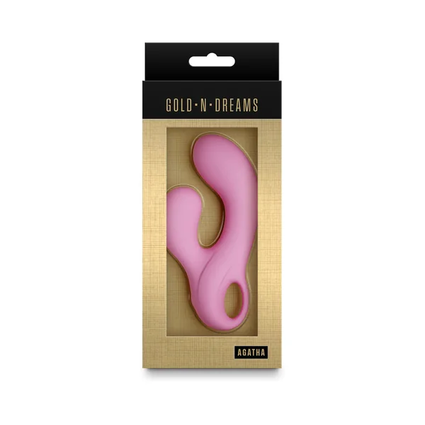 Gold-n-Dreams Agatha Rechargable Vibrating Rabbit - Pink