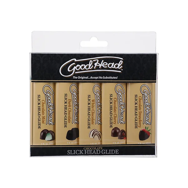 GoodHead 5 Pack Slick Head Glide-Chocolate