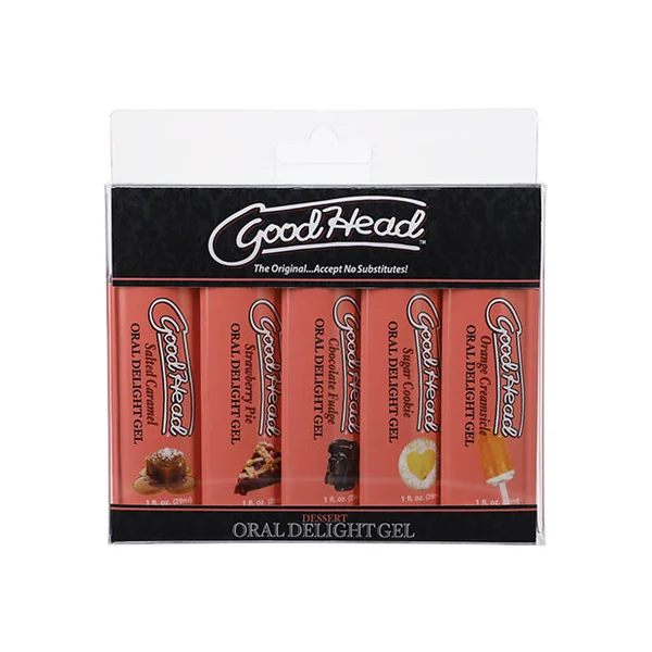Goodhead Dessert Oral Delight Gel - Asst. Flavors Pack Of 5