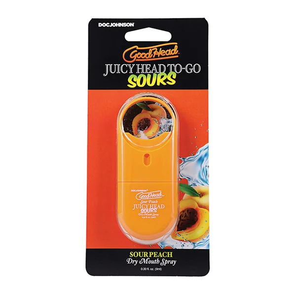 GoodHead Juicy Head Dry Mouth Spray To-Go - .30 oz Sour Peach
