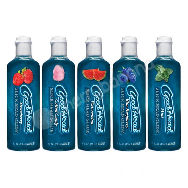 GoodHead Slick Head Glide Flavoured Lubricant 5-Pack