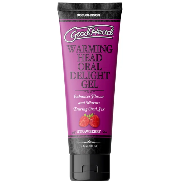 Goodhead - Warming Head Oral Delight Gel - Strawberry - 4 Fl. Oz.