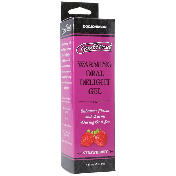 Goodhead - Warming Oral Delight Gel - Strawberry - 4 Fl. Oz.