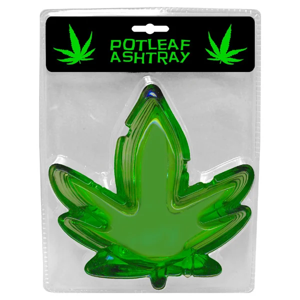 GREEN POTLEAF ASHTRAY