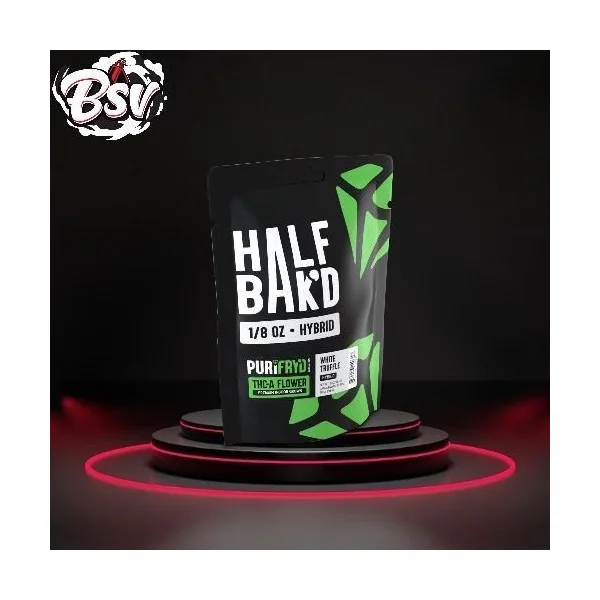Half Bak’d 3.5g THC-A Flower White Truffle