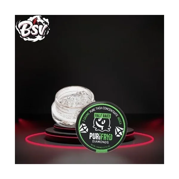 Half Bak’d Puri Fryd Diamonds THC-A Sauce 2 Grams Krypto Chronic