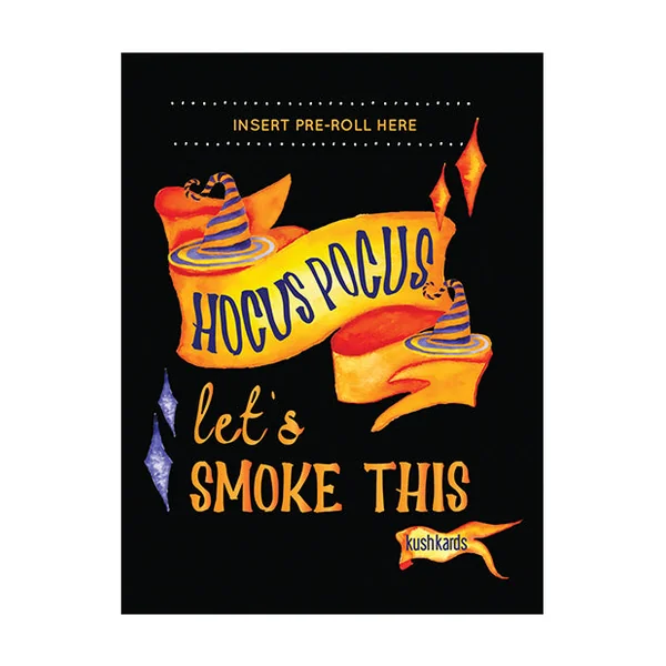 Halloween Hocus Pocus Greeting Card w/Matchbook