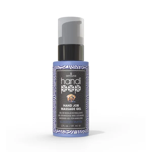 HANDIPOP EDIBLE MASSAGE GEL BLUEBERRY MUFFIN 2 OZ