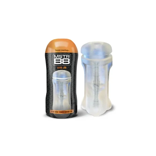 Happy Ending MSTR B8 In the Clear Stroker Cup, Hand Job