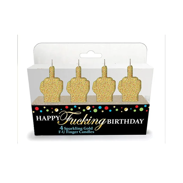 Happy Fucking Birthday Fu Candle Set
