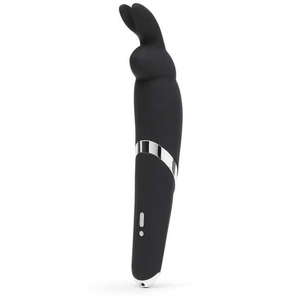 HAPPY RABBIT RECHARGEABLE WAND VIBRATOR BLACK