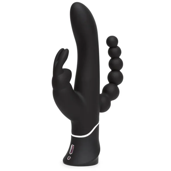 HAPPY RABBIT TRIPLE CURVE RECHARGEABLE RABBIT BLACK